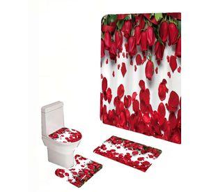 SET DE 4 PIEZAS PARA BAÑO CON ESTAMPADO 25