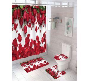 SET DE 4 PIEZAS PARA BAÑO CON ESTAMPADO 25