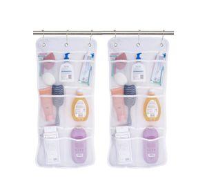 Organizador de ducha colgante cortina baño x 2