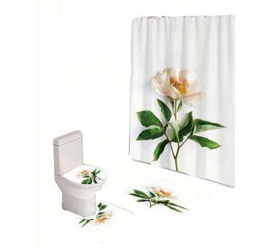 SET DE 4 PIEZAS PARA BAÑO CON ESTAMPADO 14