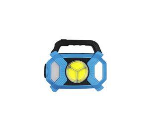 Linterna Luz Solar Exteriores Camping 20 Watt Celeste