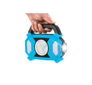 Linterna Luz Solar Exteriores Camping 20 Watt Celeste