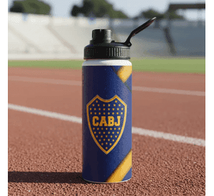 Botella Estampada Club Boca Junior Futbol Regalo 850ml