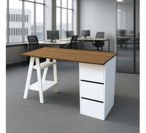 Escritório Moderno Home Office Diseño Minimalista White Blanco