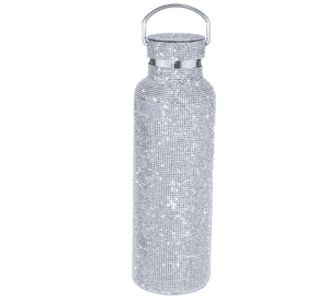 Termo Botella Diseño Diamantes 500ML Portatil Termica
