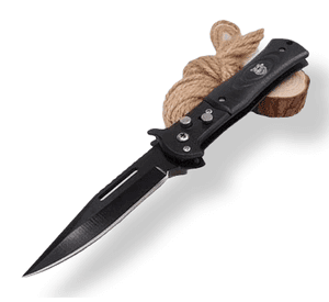 Cuchillo Navaja Cortapluma Black Surviver AM89