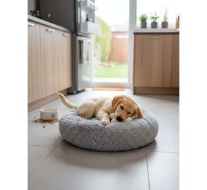 Cama Acolchada de Alta Densidad para tus mascotas 50 cm plomo