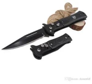 Cuchillo Navaja Cortapluma Black Surviver AM89