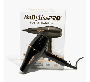 Secador de pelo BaBylissPRO Nano Titanium Gold Black 2000w