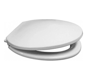 Asiento Tapa Wc Elongado Reforzado - Cierre Suave Hoffens Blanco