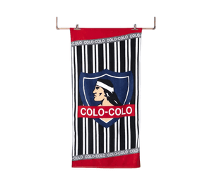 Toalla de Baño Colo Colo Campeón Playa Piscina 140x70 cm Negro