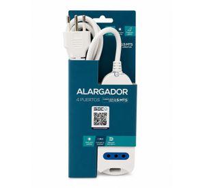 Alargador Eléctrico Raimax 1,5M 4 Pos RM0062W Blanco