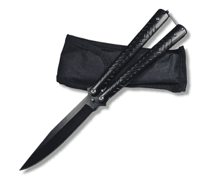 Navaja Mariposa Black Spin Con AL63