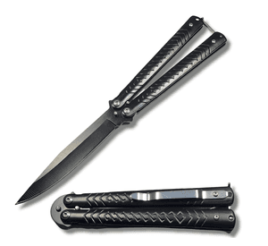 Navaja Mariposa Black Spin Con AL63