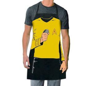 Delantal Cocina Star Trek Capitan Kirk Enterprise