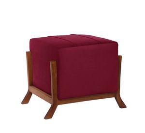Pouf Marsella Tela Velvet Burdeo