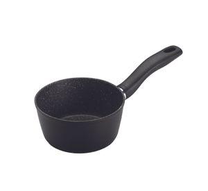 SET Cacerola 16cm Antiadherente Negro  con Tapa Daily