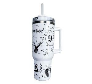 Vaso Termico Harry Potter 1,2 Litros Acero Inoxidable con Bombilla