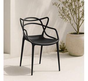 Silla de Terraza o Comedor Master color Negro