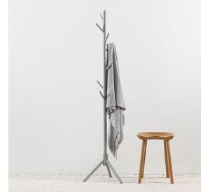 Perchero Colgador Tendencia Home De Madera Haya Gris
