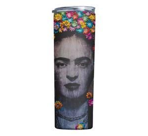 Termo Botella Térmica Frida Kahlo Mujer Mexicana Pintora