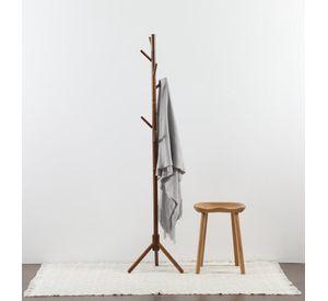 Perchero Colgador Tendencia Home De Madera Haya Gris