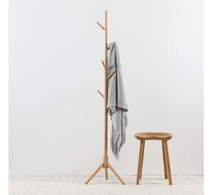 Perchero Colgador Tendencia Home De Madera Haya Gris