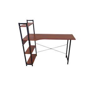 Escritorio Con 4 Estantes Empoli Estructura Metalica