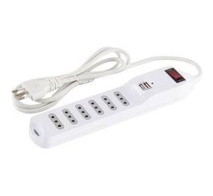 Alargador Zapatilla 1.5m Switch Usb Macrotel 6 Posiciones