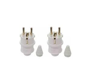 Pack 2 Enchufe Macho Generador Schuko 16
