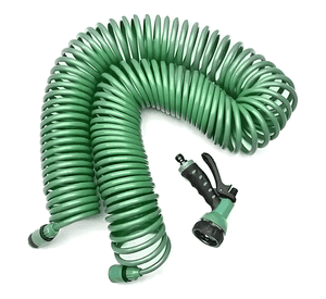 Manguera 30 mts espiral expandible casa jardin Verde #2