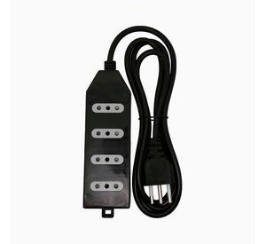 Zapatilla Eléctrica 4 Tomas Negro 1,5 mts Macrotel - Sec