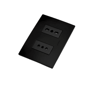 Enchufe Tomacorriente Simple 10a + Bipaso 10/16a 250v Stanford Negro