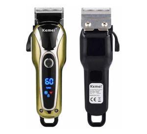 Corta Pelo Inalambrica Kemei 1990 Profesional Con Pantalla LCD