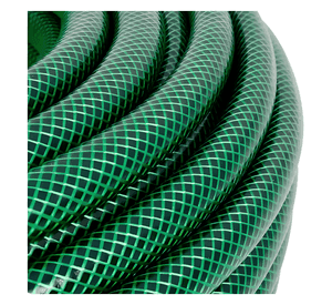 Manguera jardín PVC 1/2" 10m 12mm diámetro Verde oscuro