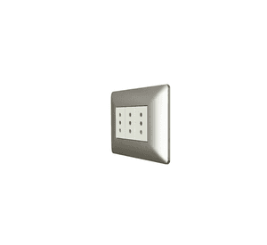 Tomacorriente Enchufe Hembra Triple 220v Certificado Sec Stanford Champagne