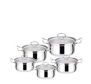 Ollas Acero Inoxidable Horneado Cocina Resistente Lau