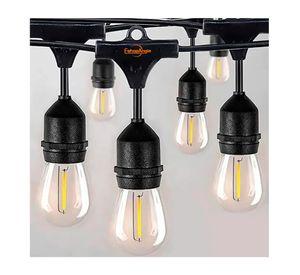 Guirnalda Luces Led 20 Metros Unible Exterior 20 Ampolletas