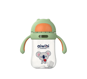 Botella Vaso De Agua Con Bombilla Aiwibi 300ml VERDE