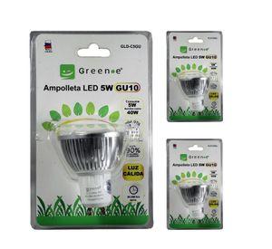 Ampolleta LED 5W GU10 Cálida / X 3 Unidades