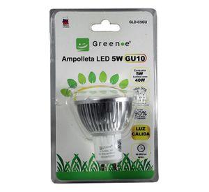 Ampolleta LED 5W GU10 Cálida / X 3 Unidades