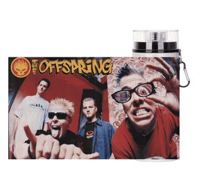 BOTELLA DE AGUA ESTAMPADA DE THE OFFSPRING, REBELDE 1 REGALO 850ML