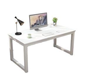Escritorio de Estudio Para Home Office 120x60x75 Blanco/Blanco