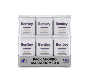 Pack 6 Toallitas Humedas Intimas Bentley Wipes 120und Total