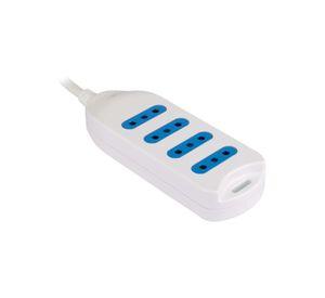 Alargador Extension 4 Entradas 1.5Mts Blanco Philco