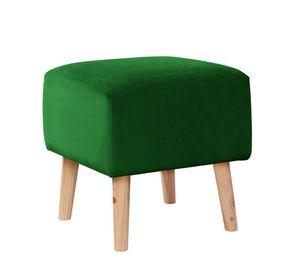 Pouf Burdeos Tela Velvet Verde