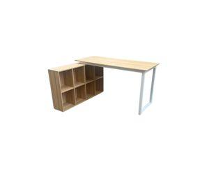 Escritorio en L con organizador 140x120x75cm Chic Home