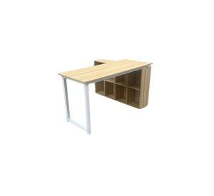 Escritorio en L con organizador 140x120x75cm Chic Home