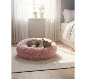 Cama Acolchada de Alta Densidad para tus mascotas 70 cm rosa