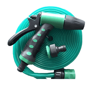 Manguera flexible 1/2 pulgada rollo 20 mts pistola acoples